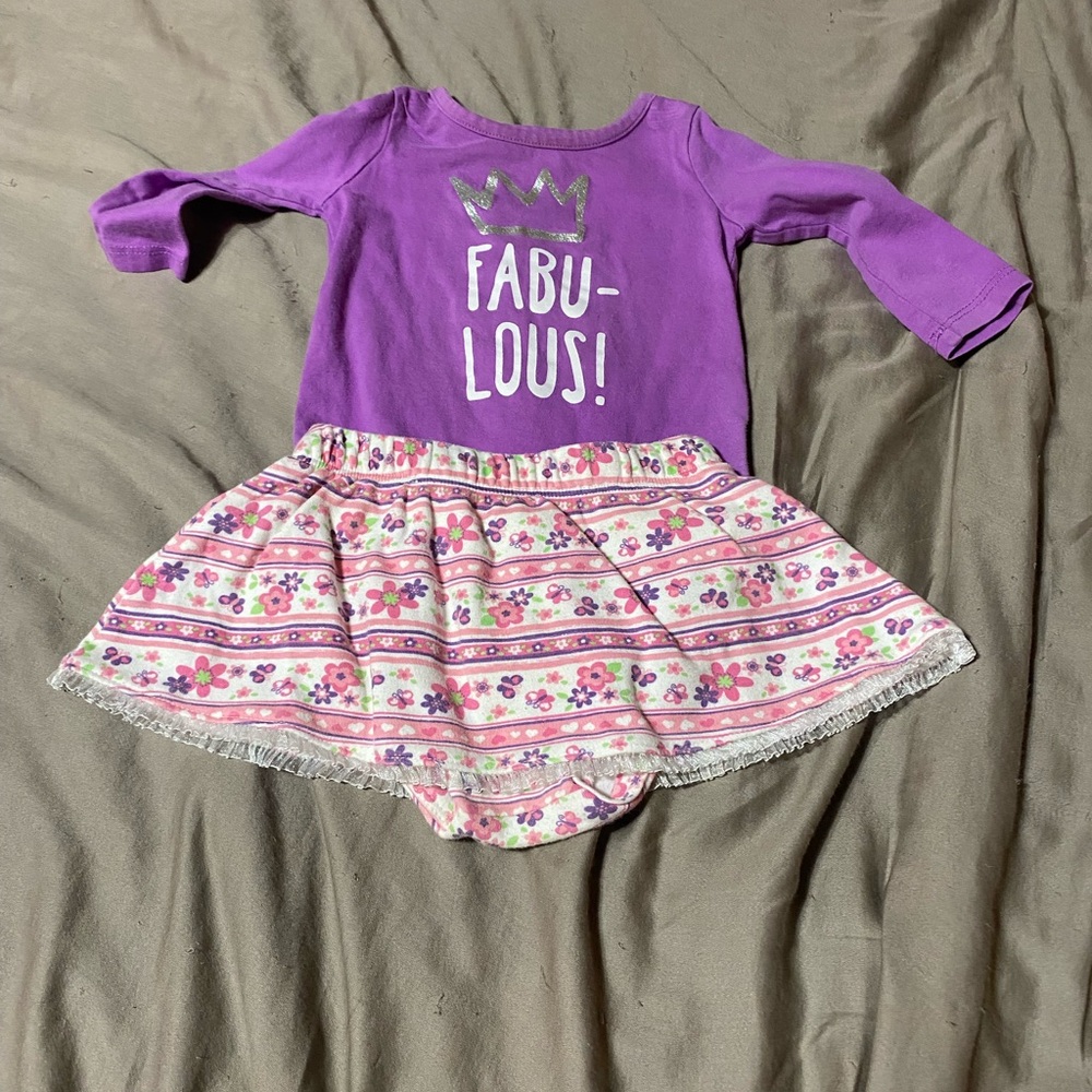 Okie Dokie Purple and Pink Kids Matching Set